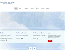 Tablet Screenshot of flyingcloudinstitute.org